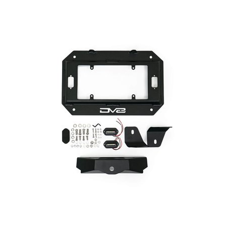 DV8 OFFROAD 18C WRANGLER JL SPARE TIRE DELETE WITH LIGHT MOUNTS TSJL-03